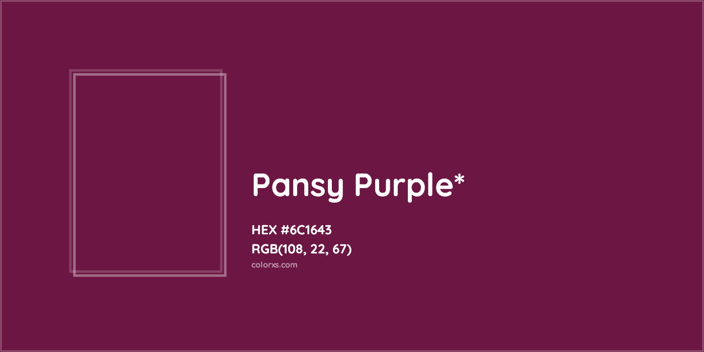 HEX #6C1643 Color Name, Color Code, Palettes, Similar Paints, Images
