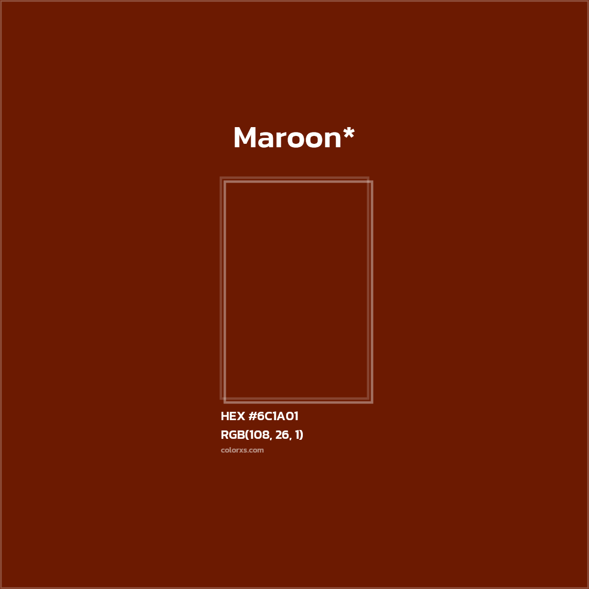 HEX #6C1A01 Color Name, Color Code, Palettes, Similar Paints, Images