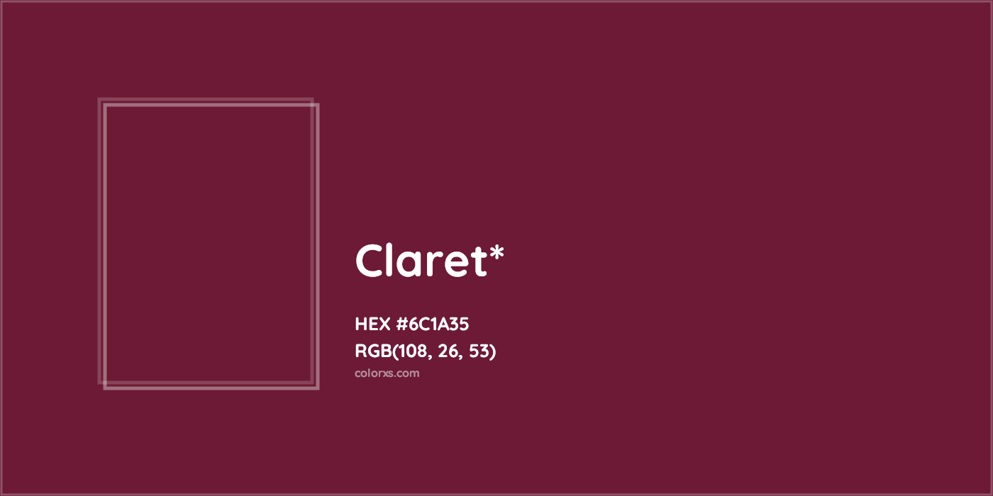 HEX #6C1A35 Color Name, Color Code, Palettes, Similar Paints, Images