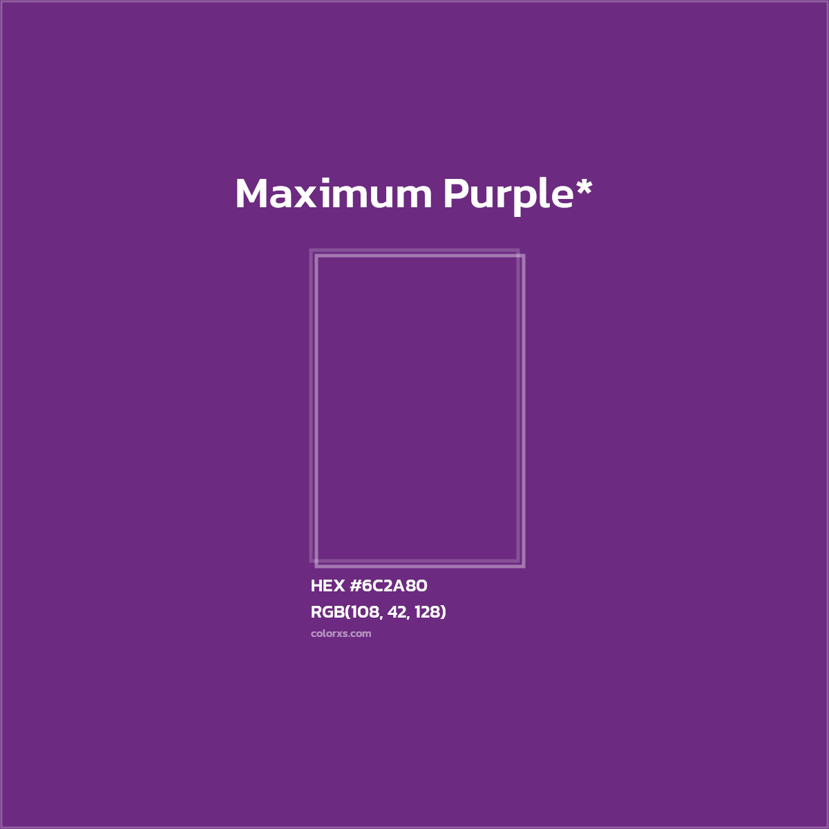HEX #6C2A80 Color Name, Color Code, Palettes, Similar Paints, Images