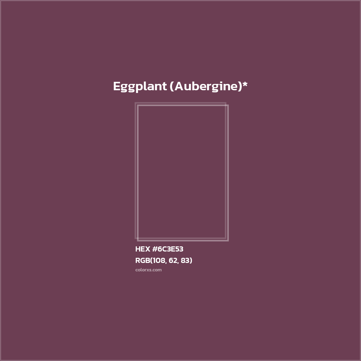 HEX #6C3E53 Color Name, Color Code, Palettes, Similar Paints, Images