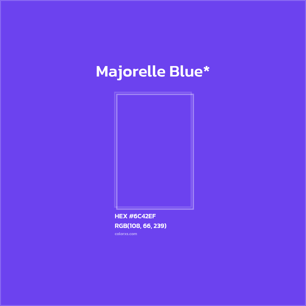 HEX #6C42EF Color Name, Color Code, Palettes, Similar Paints, Images