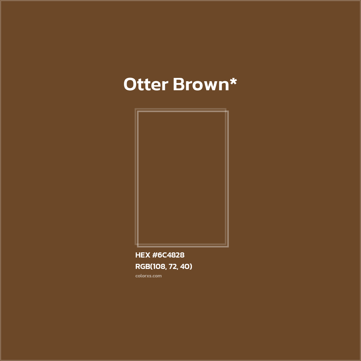 HEX #6C4828 Color Name, Color Code, Palettes, Similar Paints, Images