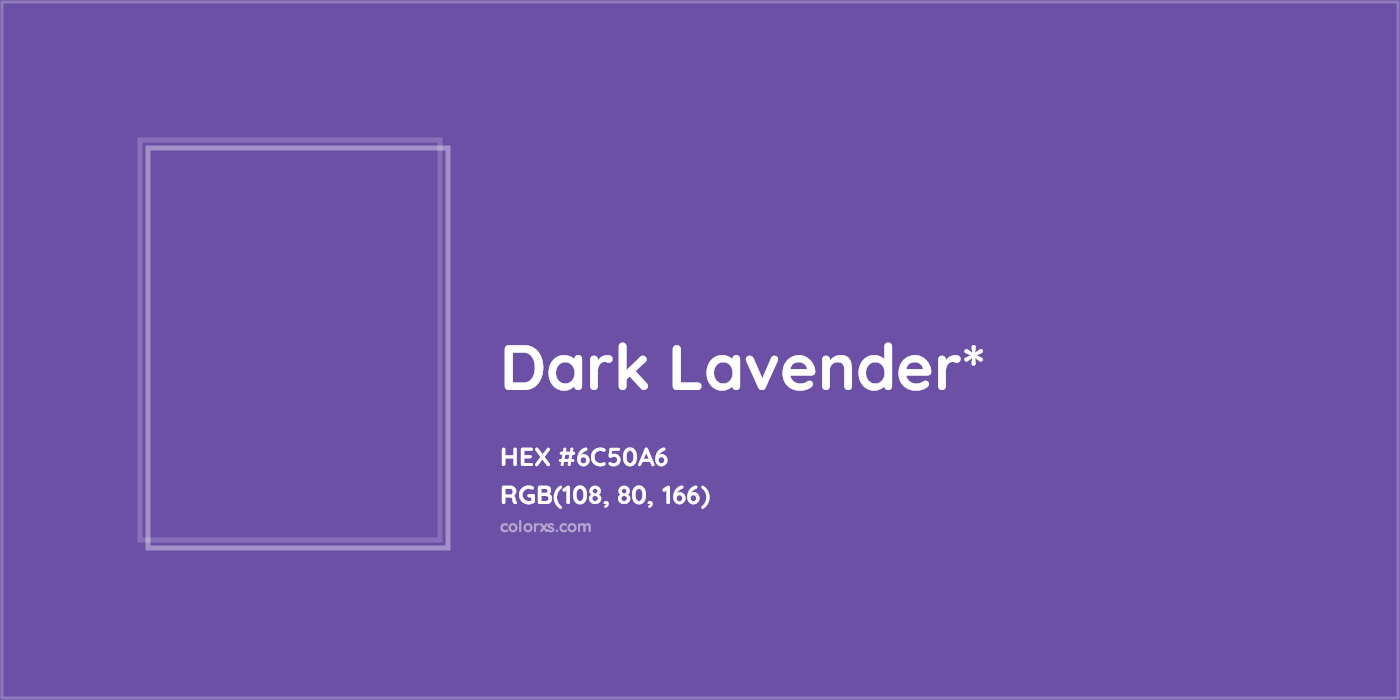 HEX #6C50A6 Color Name, Color Code, Palettes, Similar Paints, Images