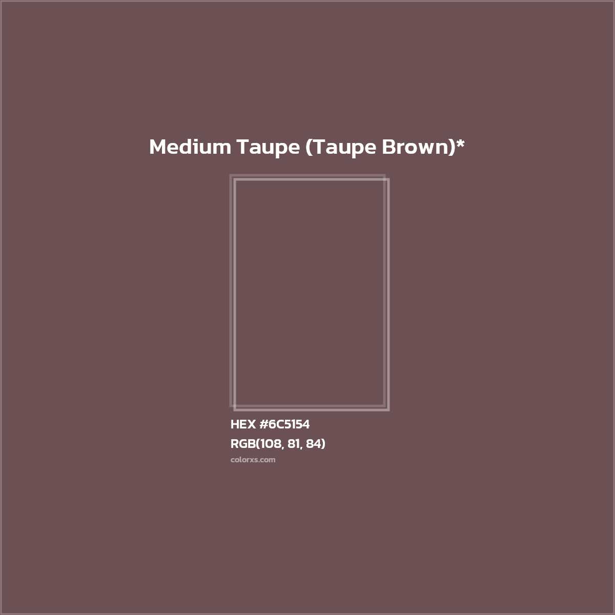 HEX #6C5154 Color Name, Color Code, Palettes, Similar Paints, Images
