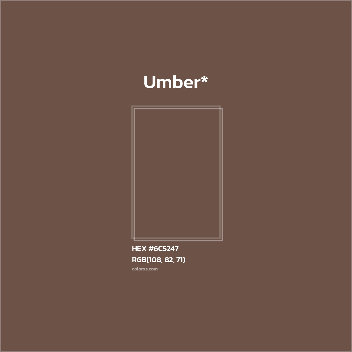 HEX #6C5247 Color Name, Color Code, Palettes, Similar Paints, Images