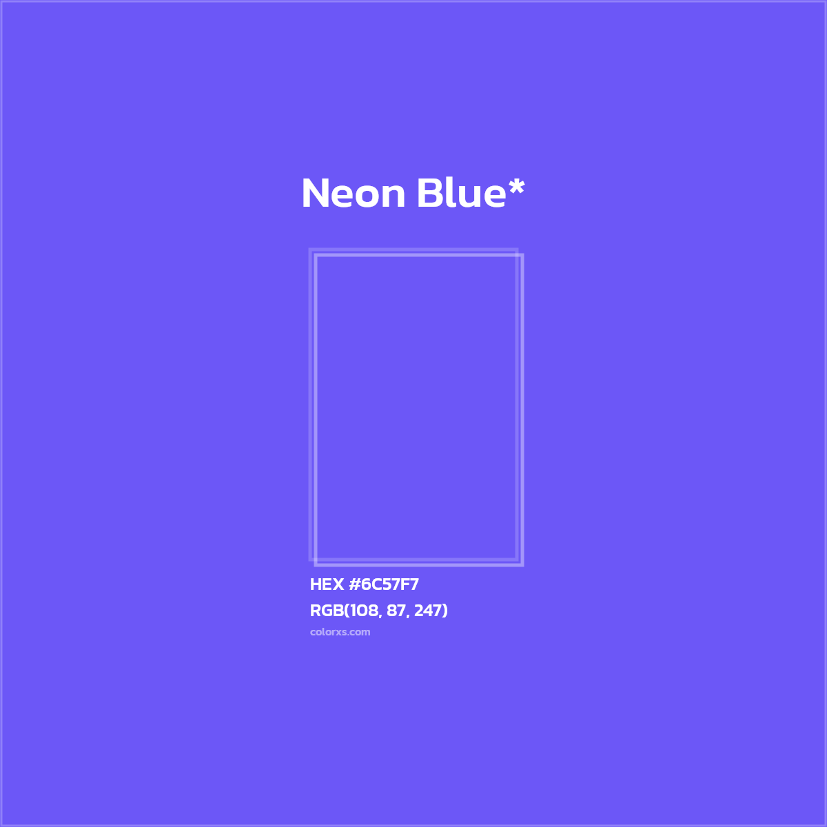 HEX #6C57F7 Color Name, Color Code, Palettes, Similar Paints, Images