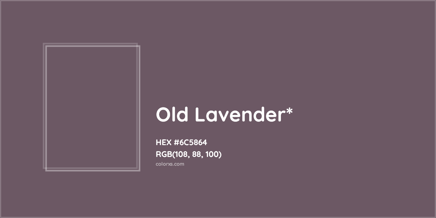 HEX #6C5864 Color Name, Color Code, Palettes, Similar Paints, Images