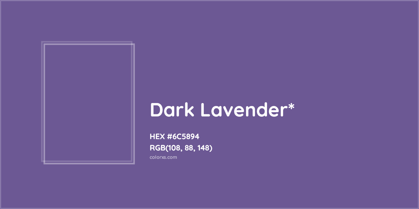 HEX #6C5894 Color Name, Color Code, Palettes, Similar Paints, Images