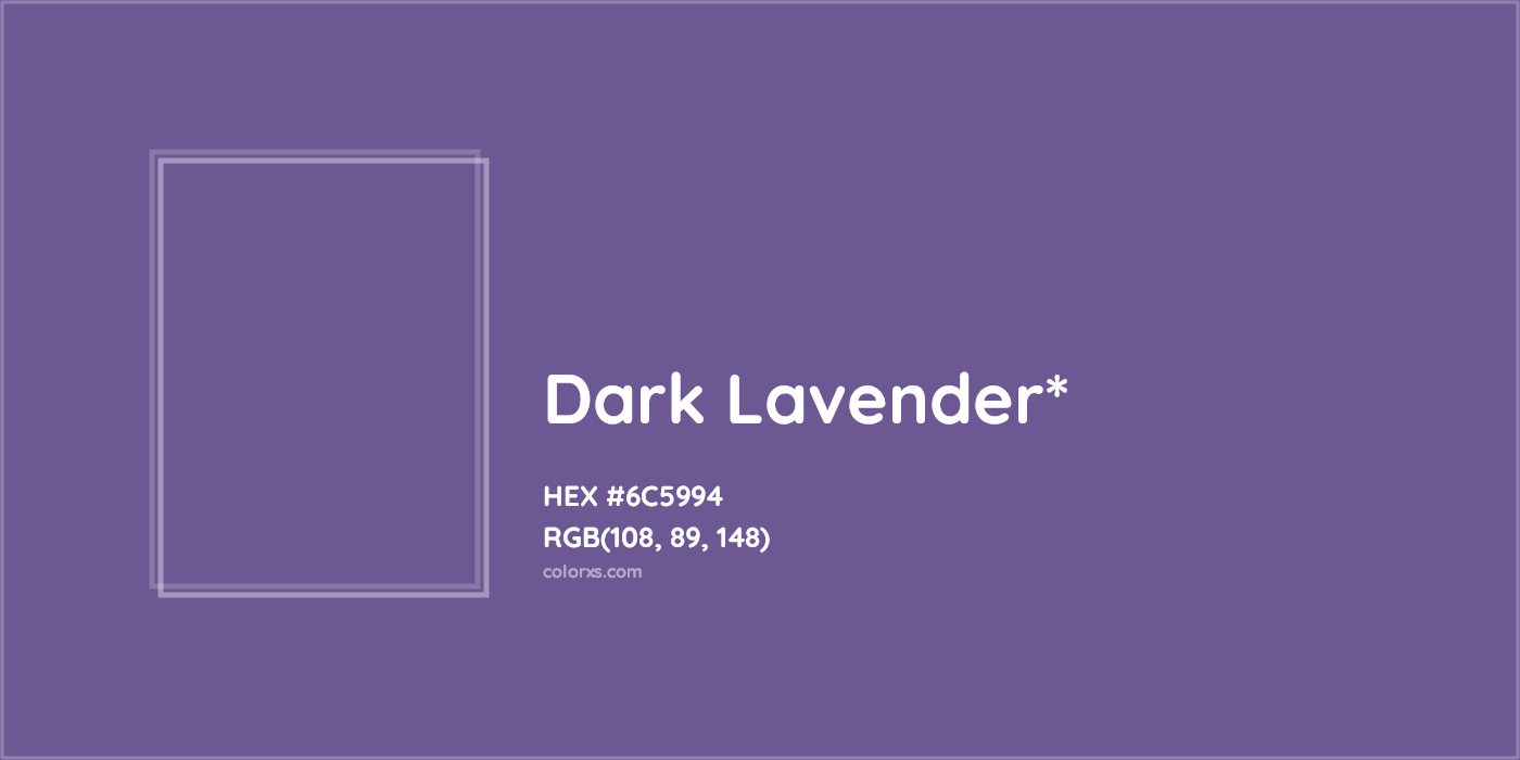 HEX #6C5994 Color Name, Color Code, Palettes, Similar Paints, Images