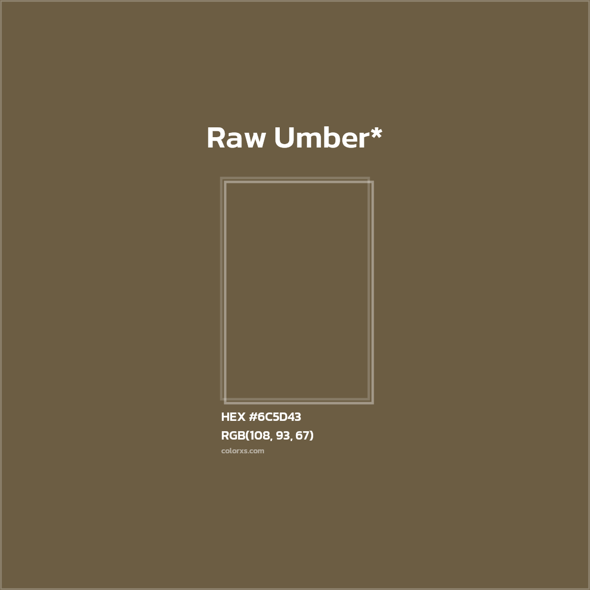 HEX #6C5D43 Color Name, Color Code, Palettes, Similar Paints, Images