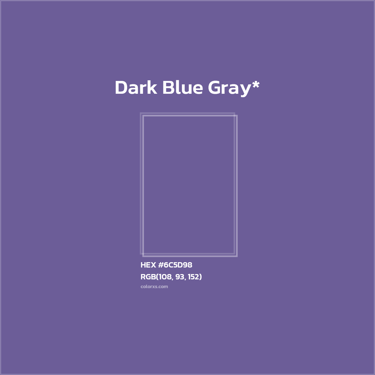 HEX #6C5D98 Color Name, Color Code, Palettes, Similar Paints, Images