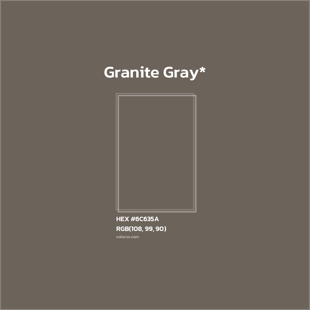 HEX #6C635A Color Name, Color Code, Palettes, Similar Paints, Images