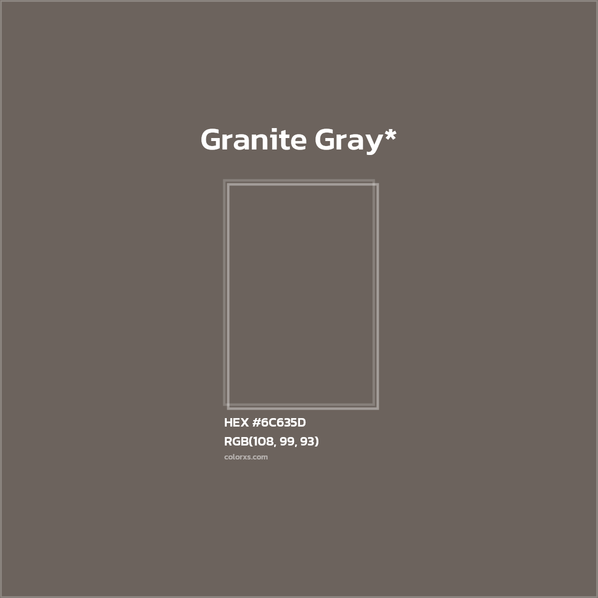 HEX #6C635D Color Name, Color Code, Palettes, Similar Paints, Images