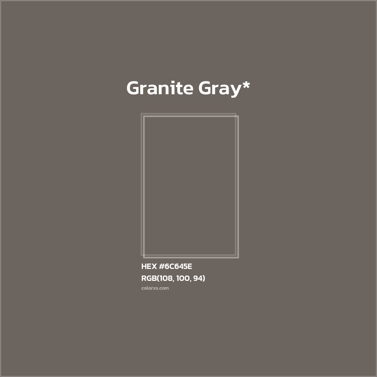 HEX #6C645E Color Name, Color Code, Palettes, Similar Paints, Images