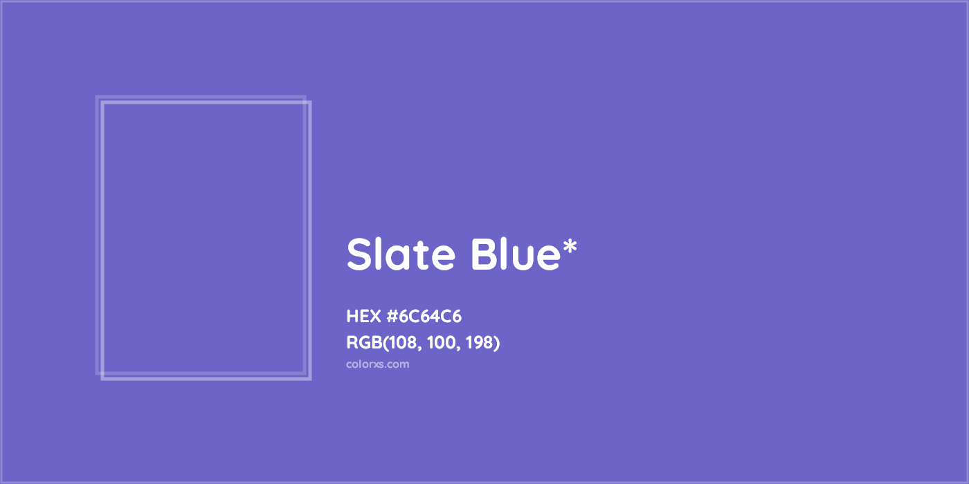HEX #6C64C6 Color Name, Color Code, Palettes, Similar Paints, Images