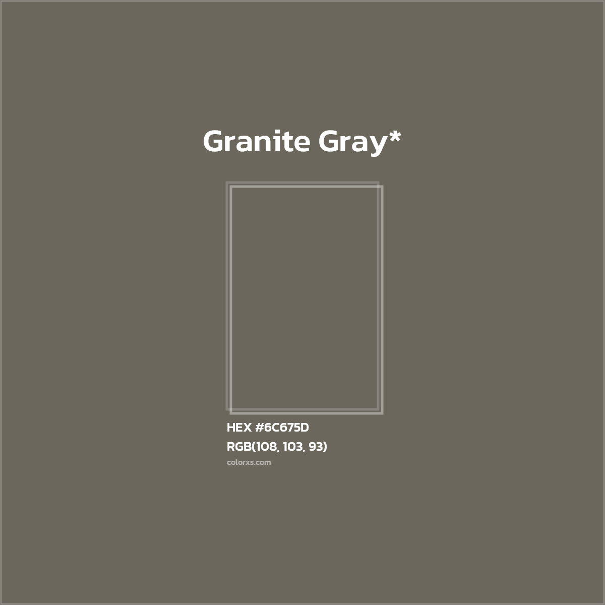 HEX #6C675D Color Name, Color Code, Palettes, Similar Paints, Images
