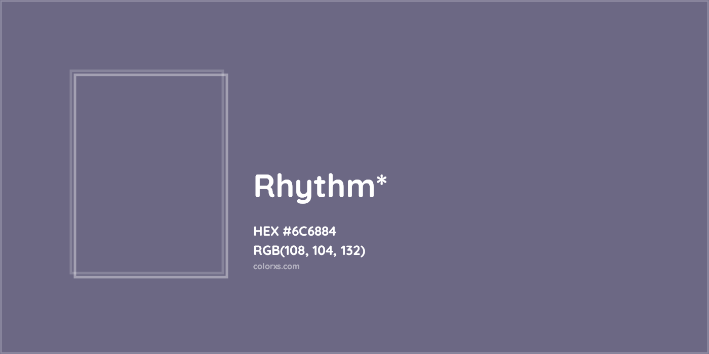HEX #6C6884 Color Name, Color Code, Palettes, Similar Paints, Images