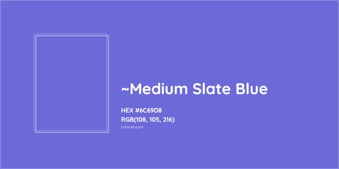HEX #6C69D8 Color Name, Color Code, Palettes, Similar Paints, Images