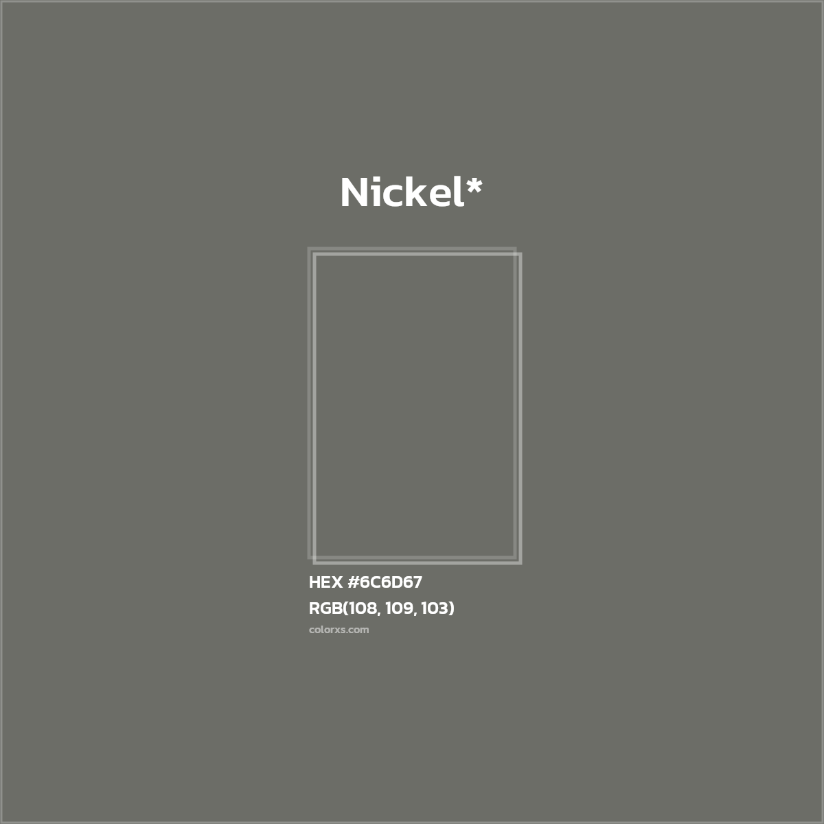 HEX #6C6D67 Color Name, Color Code, Palettes, Similar Paints, Images