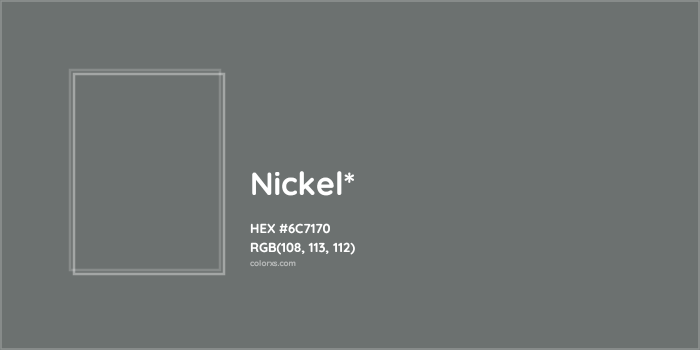 HEX #6C7170 Color Name, Color Code, Palettes, Similar Paints, Images