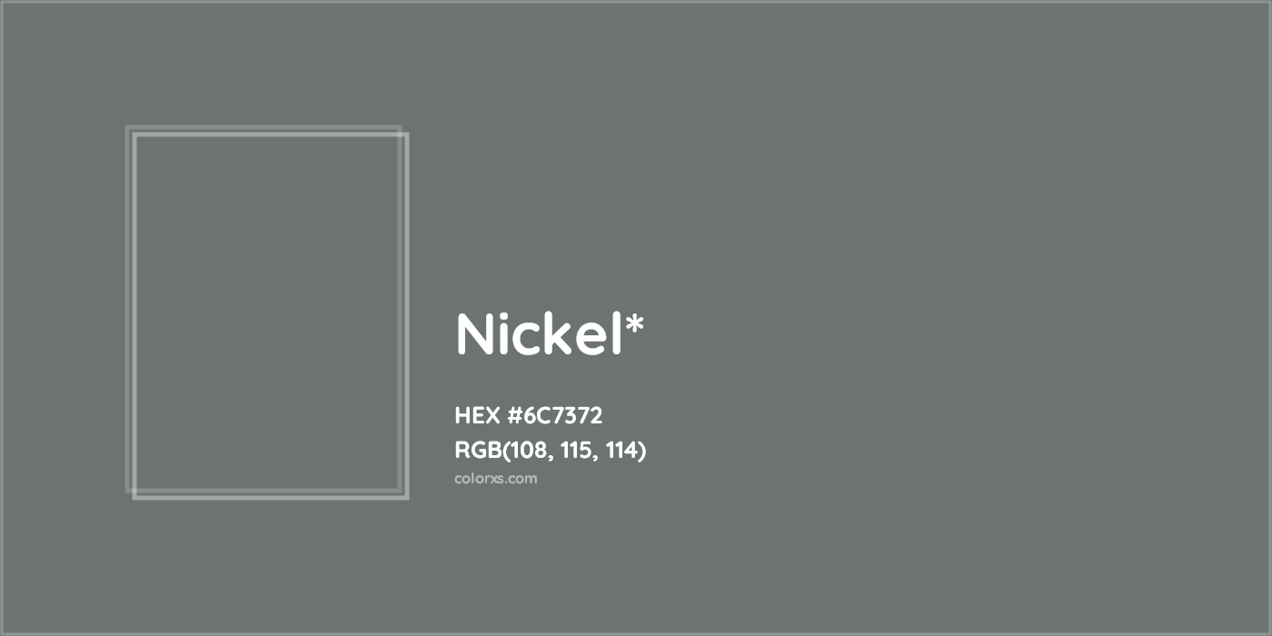 HEX #6C7372 Color Name, Color Code, Palettes, Similar Paints, Images