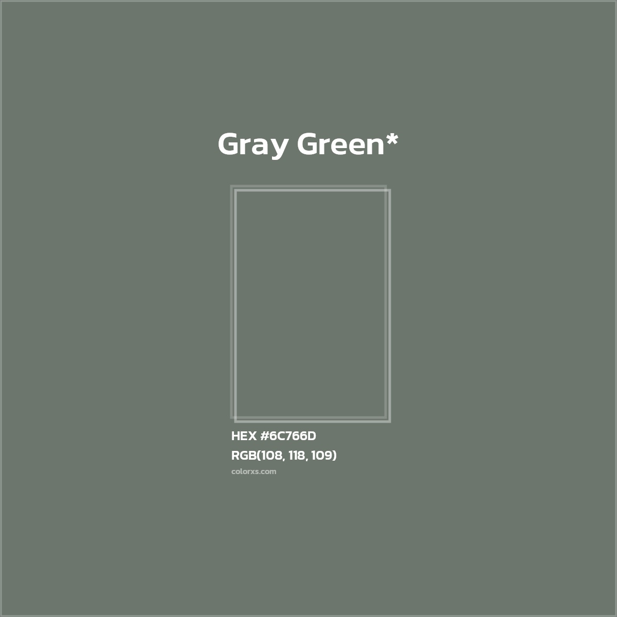 HEX #6C766D Color Name, Color Code, Palettes, Similar Paints, Images