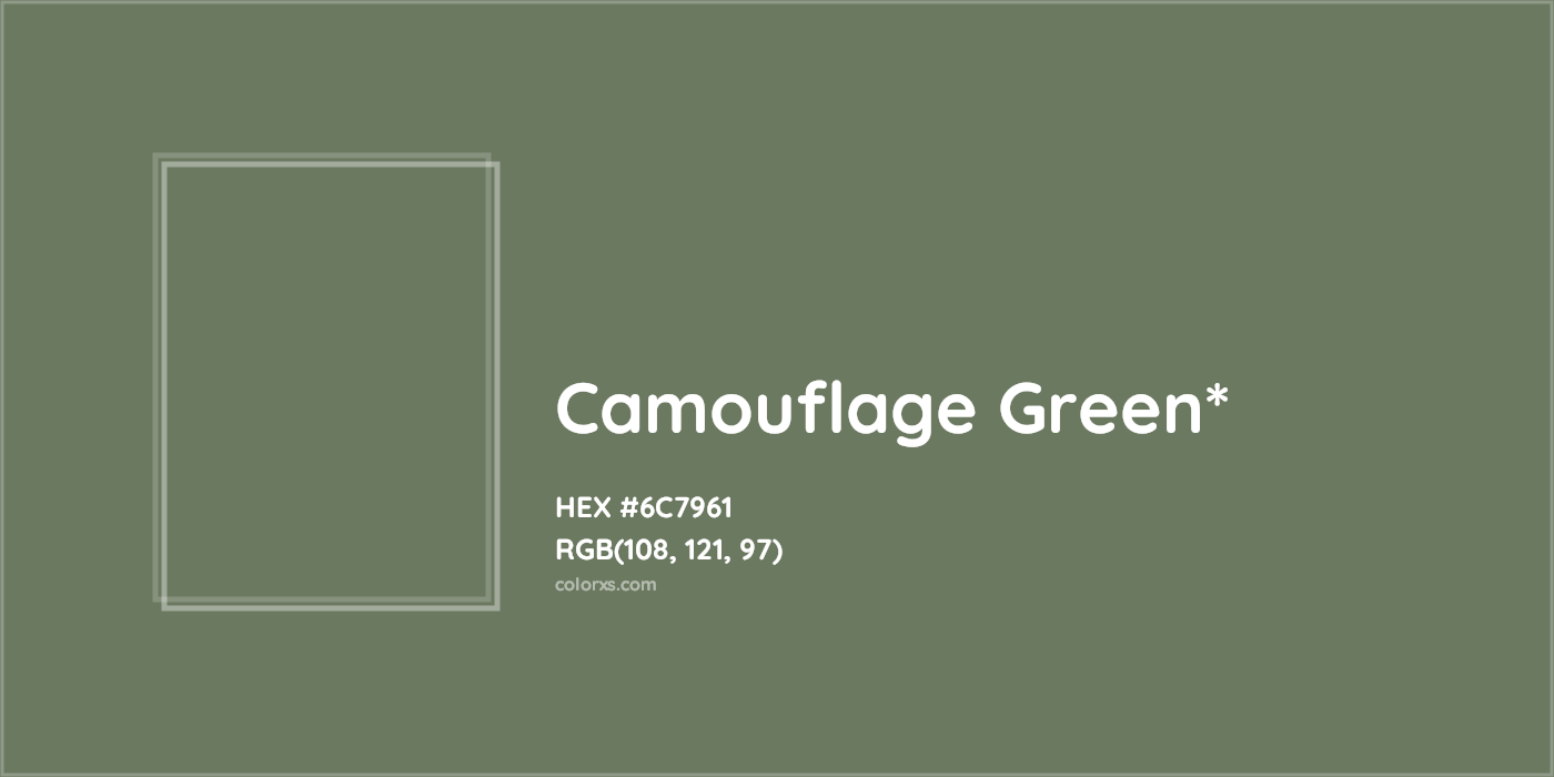 HEX #6C7961 Color Name, Color Code, Palettes, Similar Paints, Images