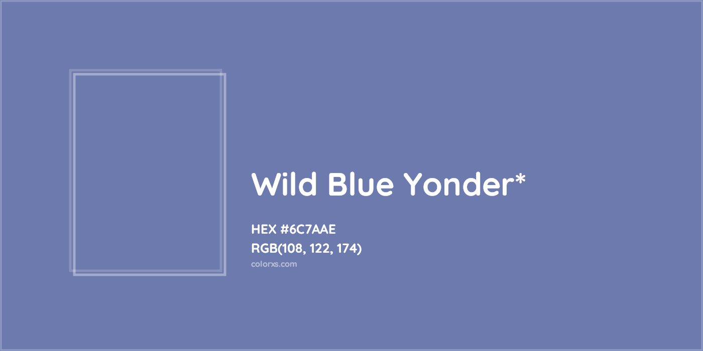 HEX #6C7AAE Color Name, Color Code, Palettes, Similar Paints, Images