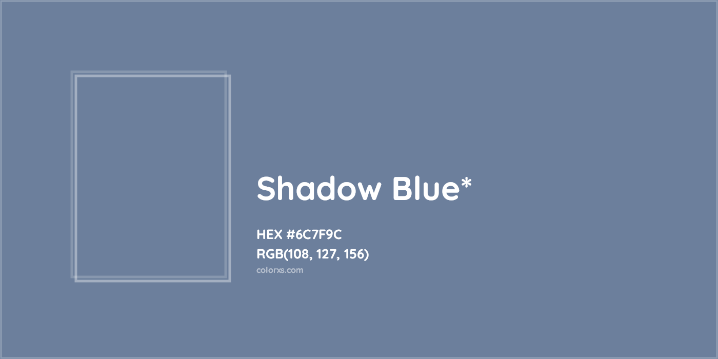 HEX #6C7F9C Color Name, Color Code, Palettes, Similar Paints, Images