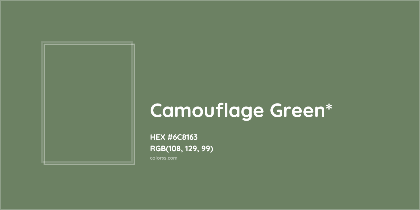 HEX #6C8163 Color Name, Color Code, Palettes, Similar Paints, Images