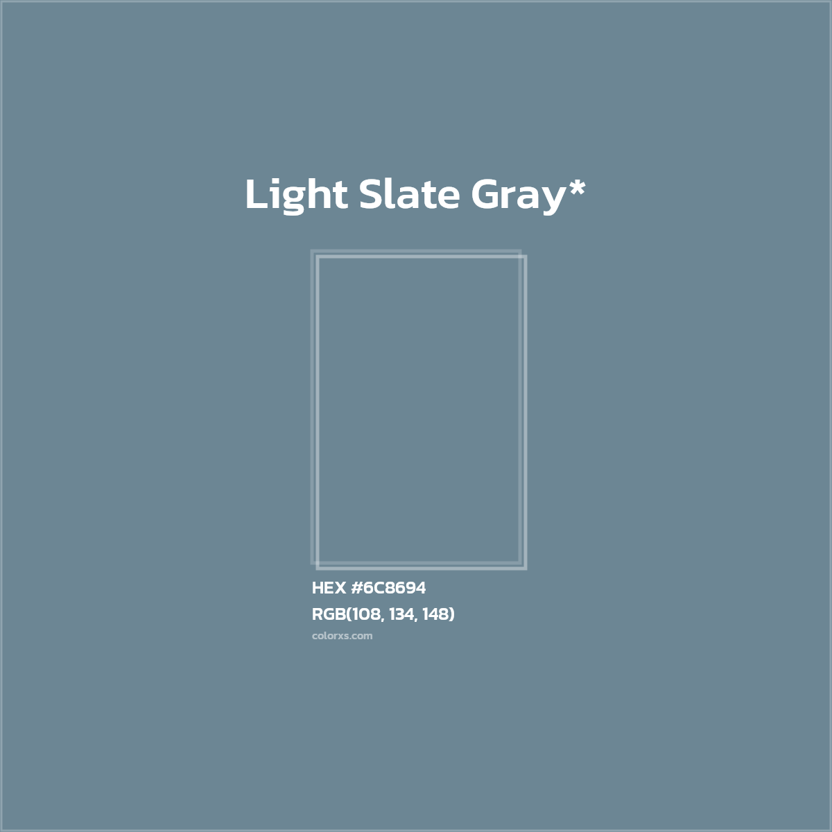 HEX #6C8694 Color Name, Color Code, Palettes, Similar Paints, Images