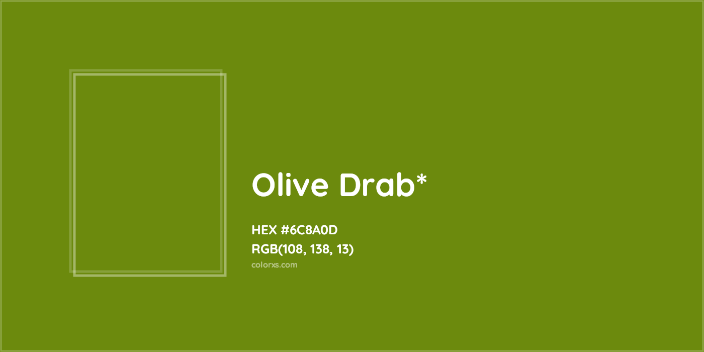 HEX #6C8A0D Color Name, Color Code, Palettes, Similar Paints, Images