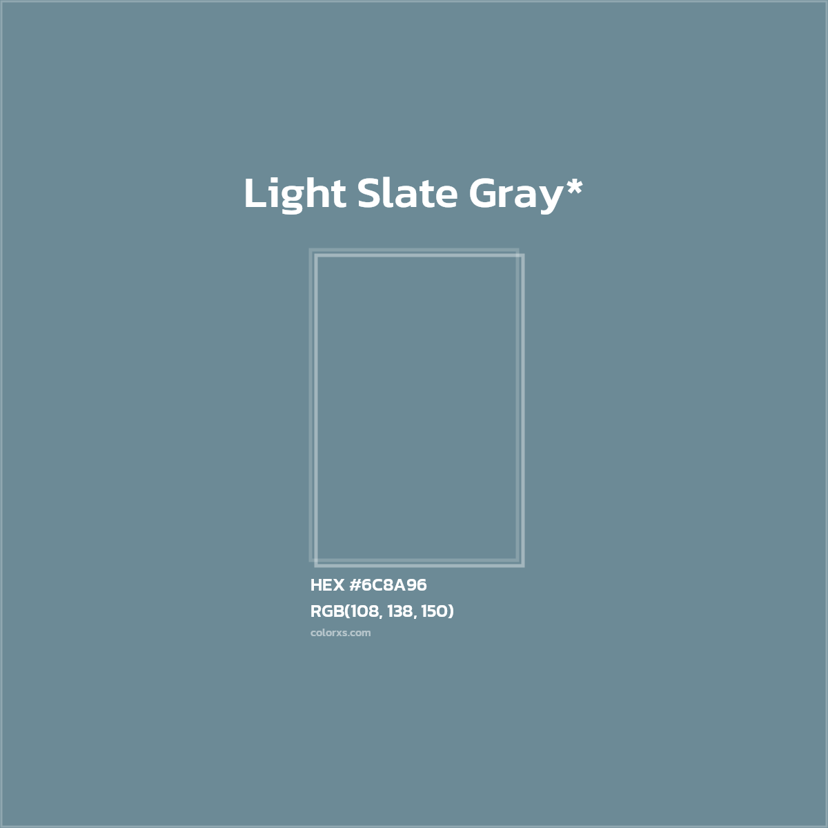 HEX #6C8A96 Color Name, Color Code, Palettes, Similar Paints, Images