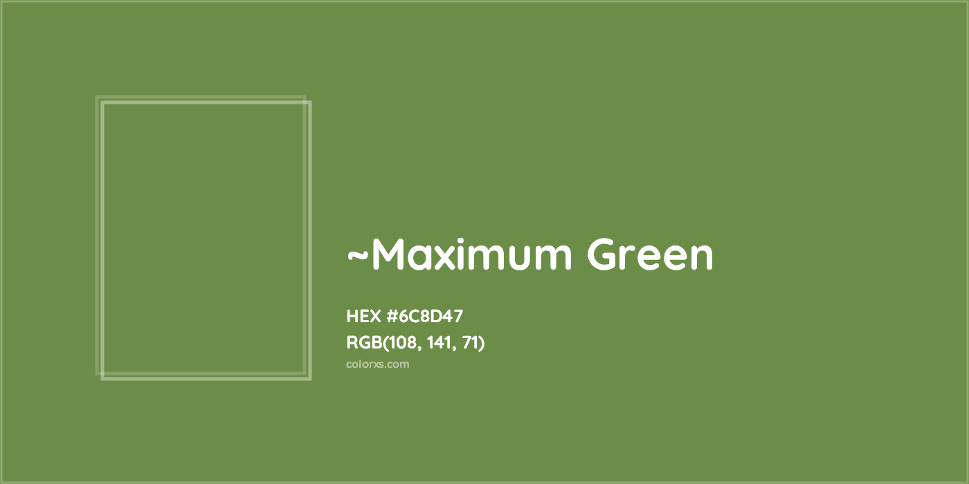 HEX #6C8D47 Color Name, Color Code, Palettes, Similar Paints, Images