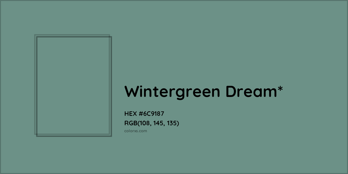 HEX #6C9187 Color Name, Color Code, Palettes, Similar Paints, Images