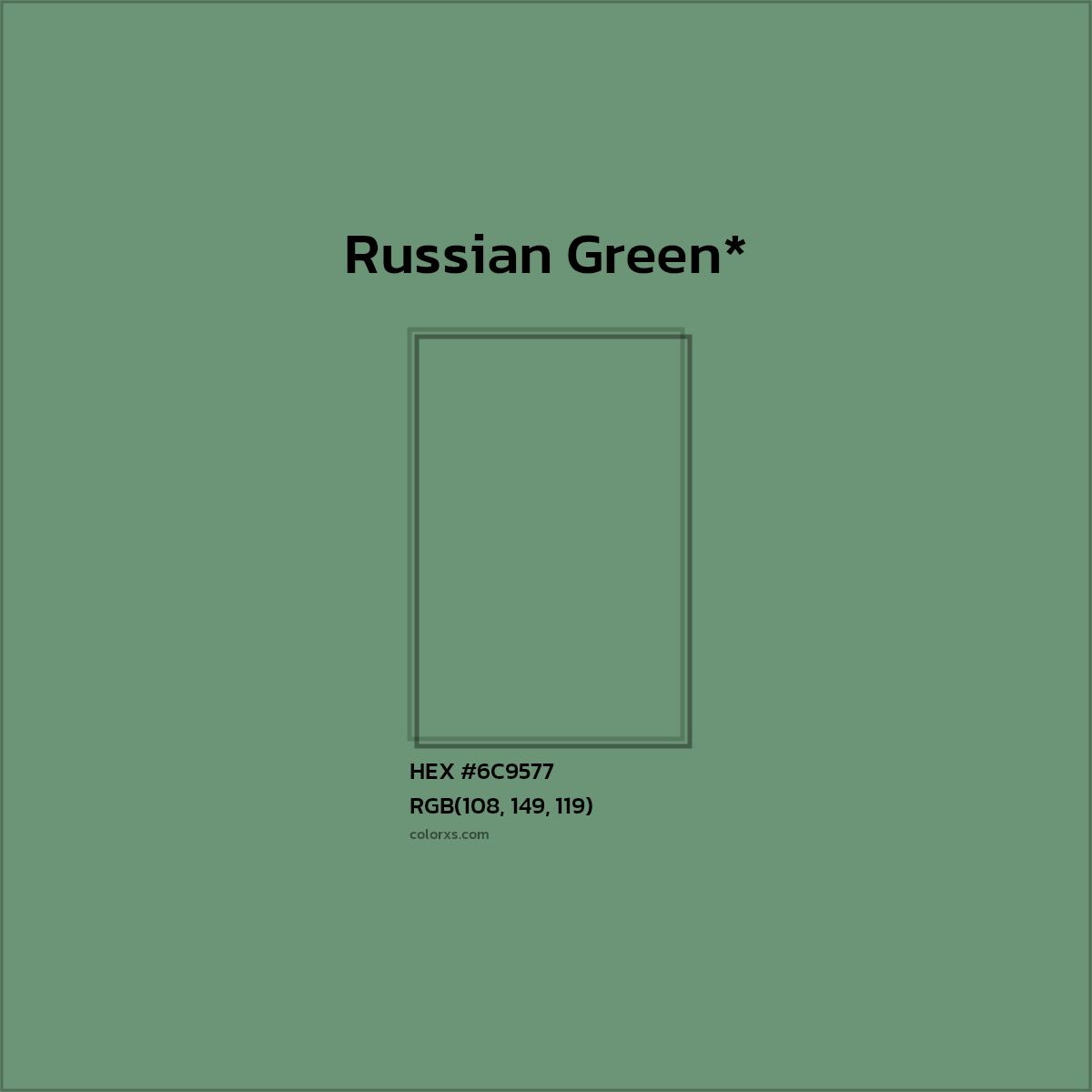 HEX #6C9577 Color Name, Color Code, Palettes, Similar Paints, Images