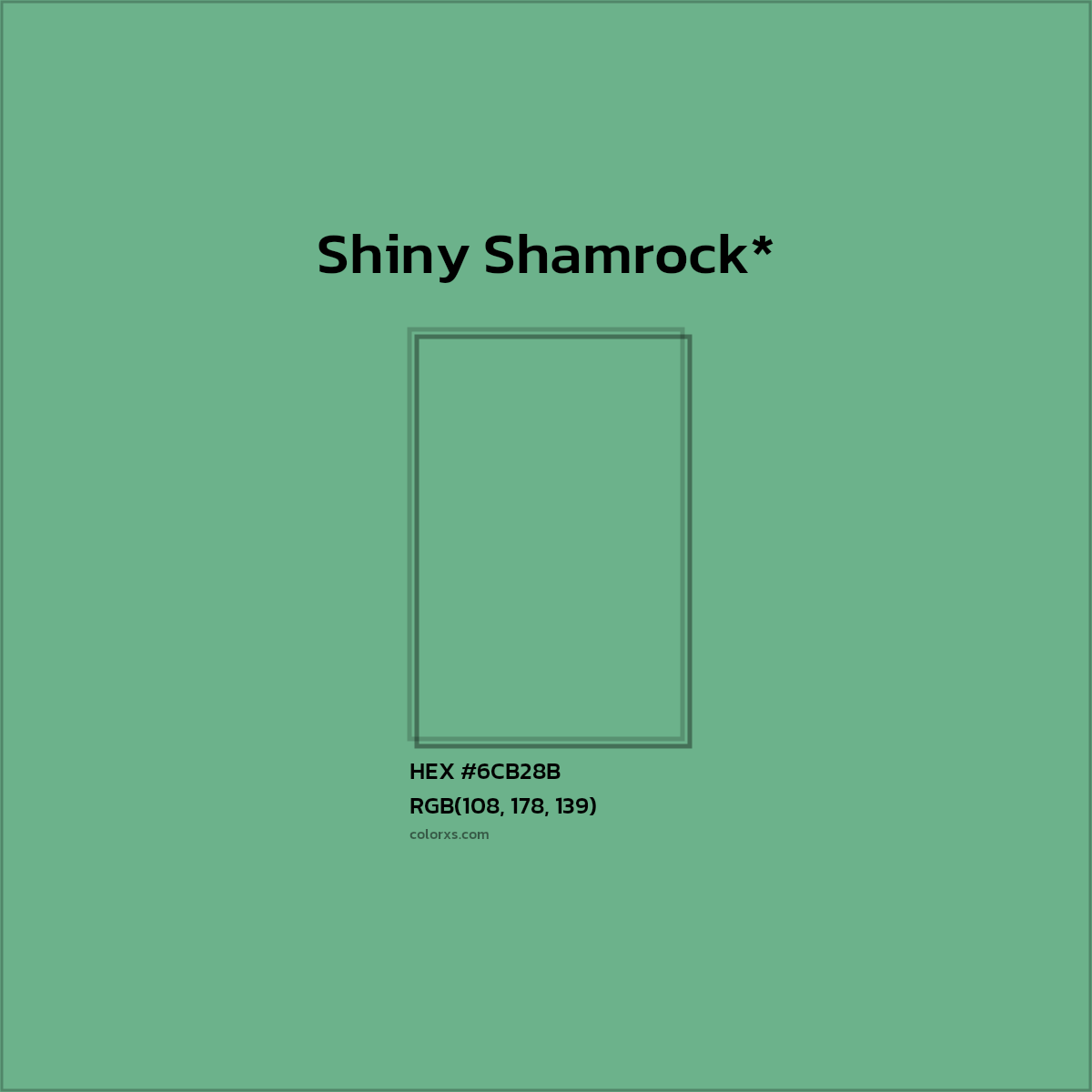 HEX #6CB28B Color Name, Color Code, Palettes, Similar Paints, Images
