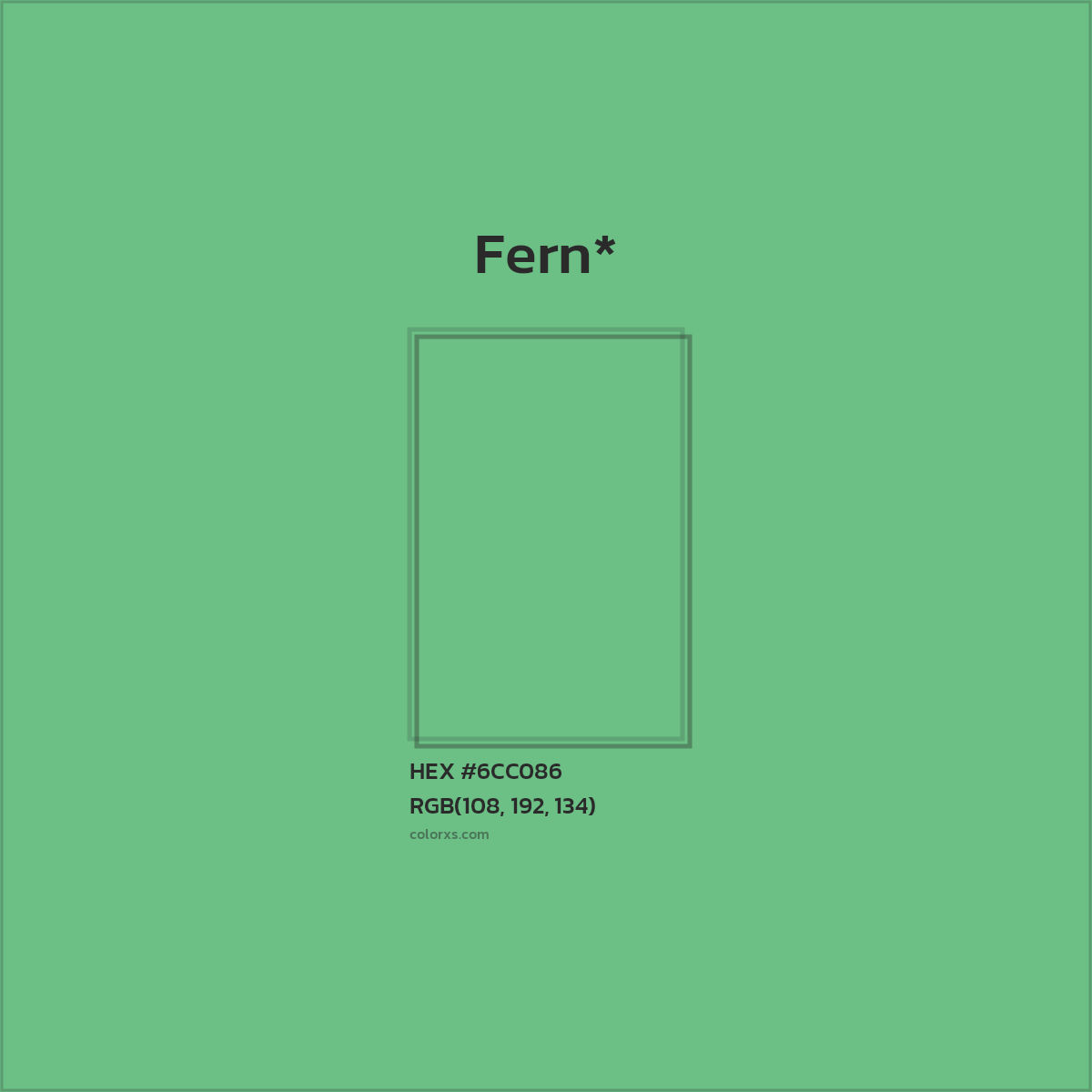 HEX #6CC086 Color Name, Color Code, Palettes, Similar Paints, Images