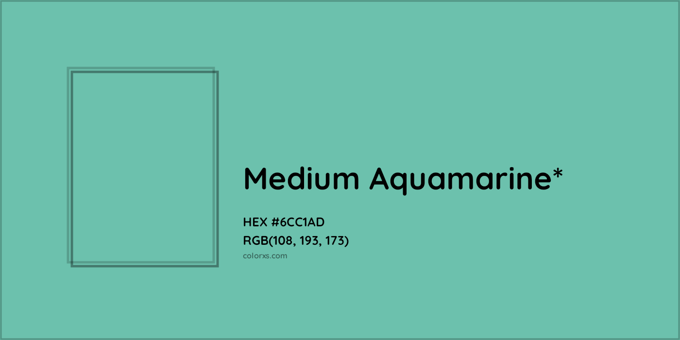 HEX #6CC1AD Color Name, Color Code, Palettes, Similar Paints, Images