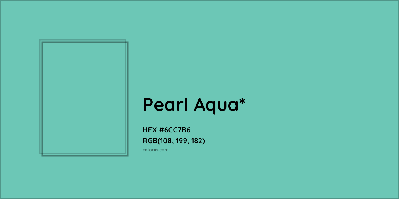 HEX #6CC7B6 Color Name, Color Code, Palettes, Similar Paints, Images
