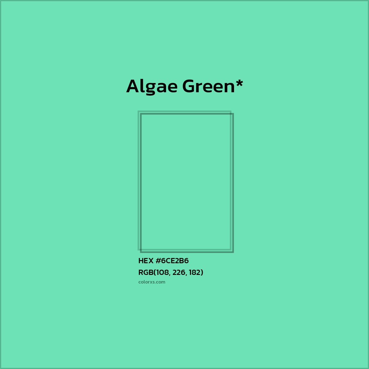 HEX #6CE2B6 Color Name, Color Code, Palettes, Similar Paints, Images