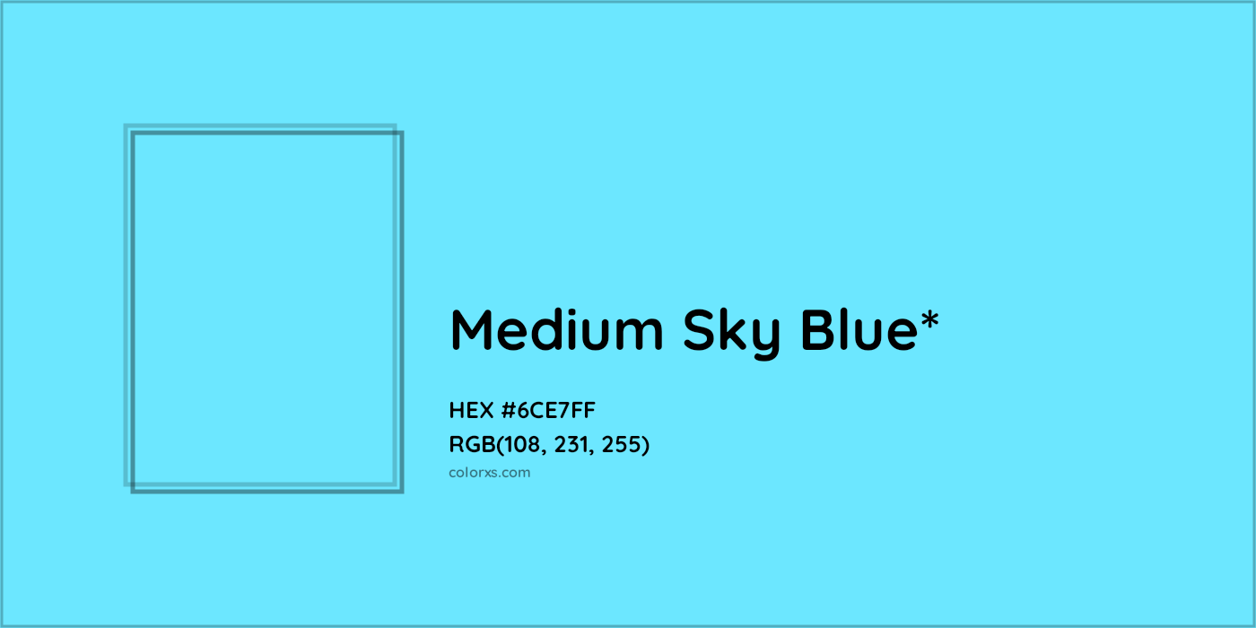 HEX #6CE7FF Color Name, Color Code, Palettes, Similar Paints, Images