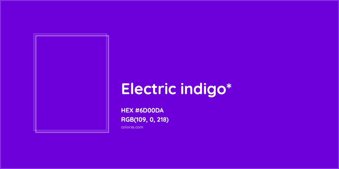 HEX #6D00DA Color Name, Color Code, Palettes, Similar Paints, Images