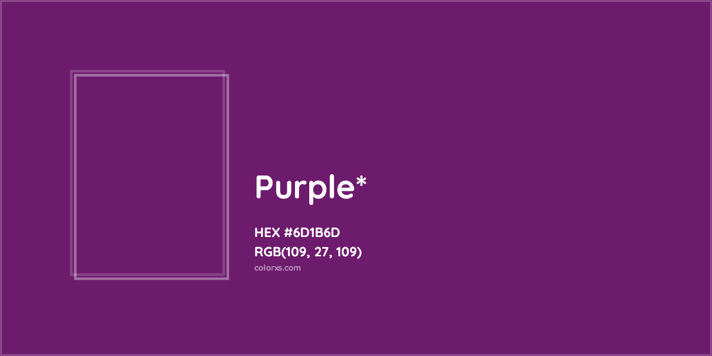 HEX #6D1B6D Color Name, Color Code, Palettes, Similar Paints, Images