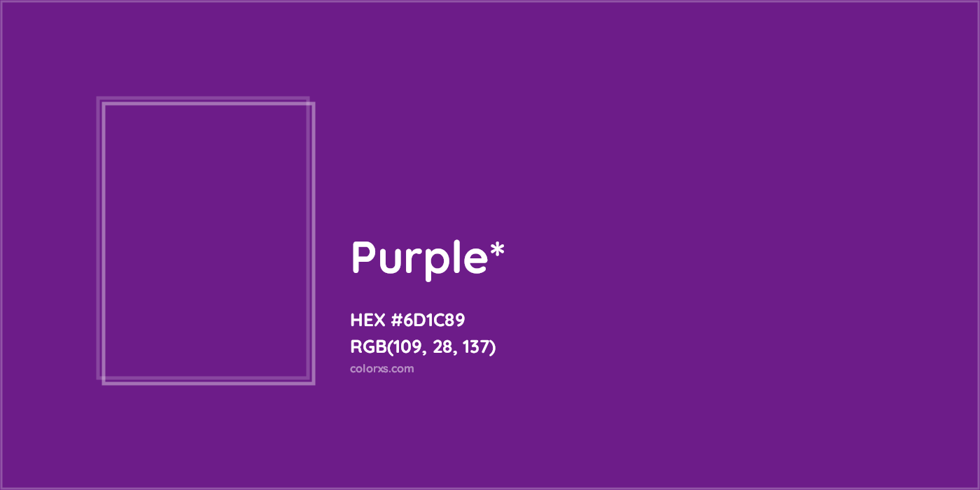 HEX #6D1C89 Color Name, Color Code, Palettes, Similar Paints, Images