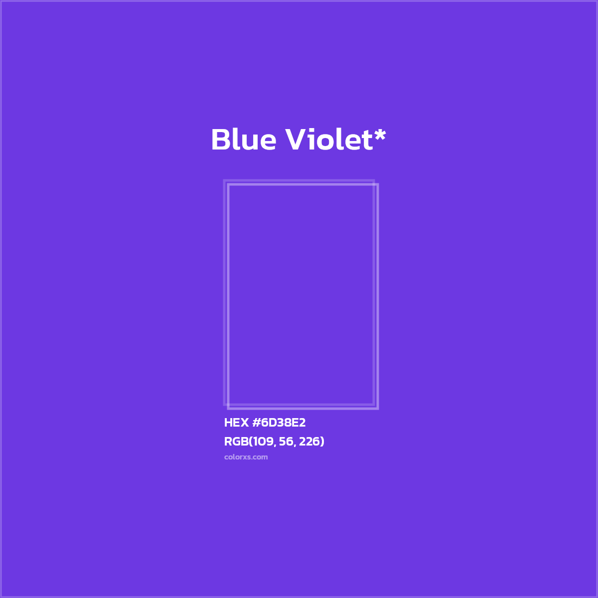 HEX #6D38E2 Color Name, Color Code, Palettes, Similar Paints, Images