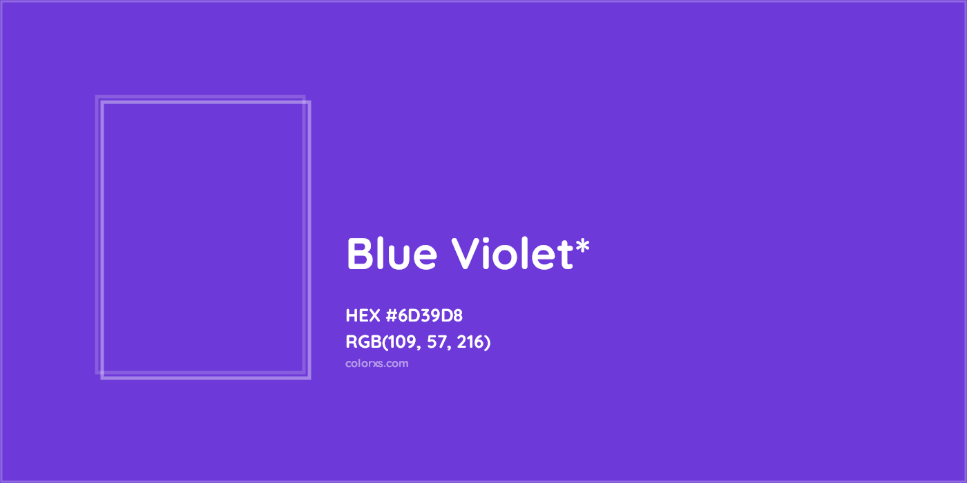 HEX #6D39D8 Color Name, Color Code, Palettes, Similar Paints, Images
