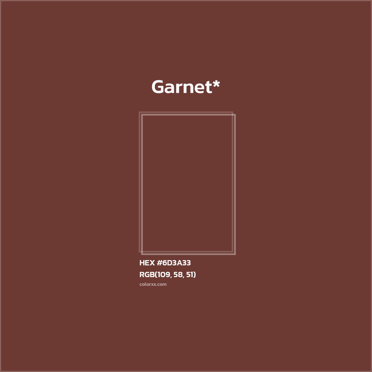 HEX #6D3A33 Color Name, Color Code, Palettes, Similar Paints, Images