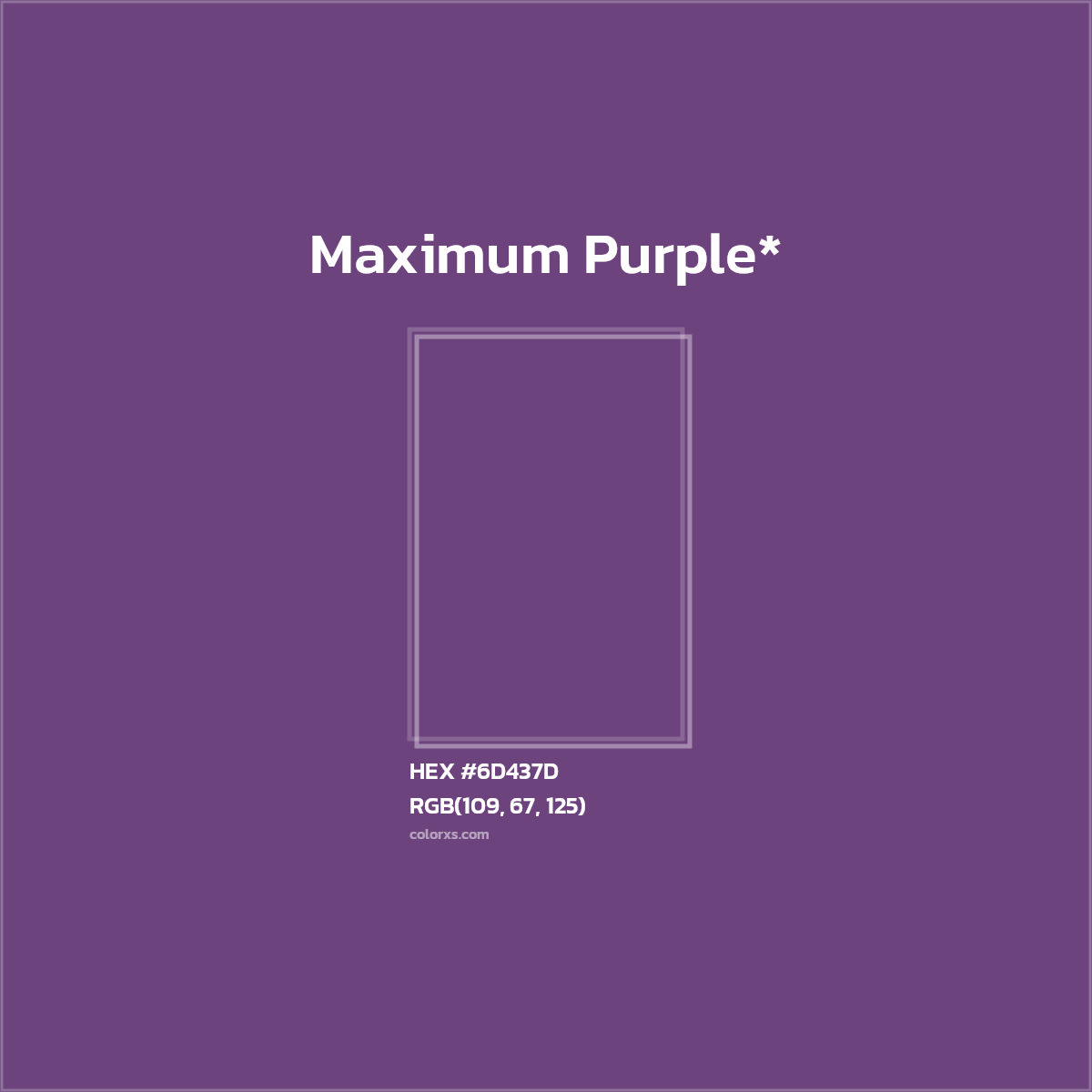 HEX #6D437D Color Name, Color Code, Palettes, Similar Paints, Images